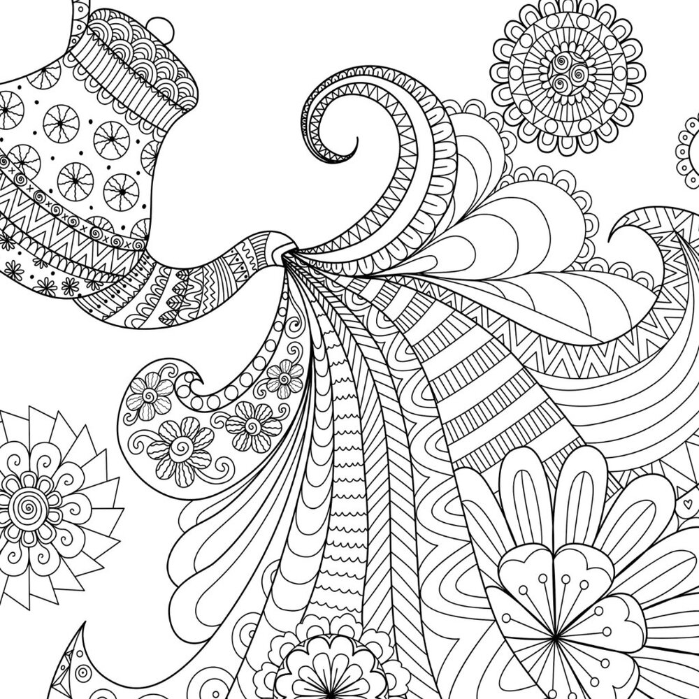 Picture Zentangle Art Coloring Book (25 Images) - Picture 9 of 13